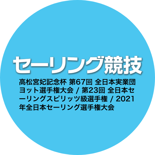 第77回国民体育大会いちご一会とちぎ国体セーリング競技リハーサル大会、高松宮妃記念杯、第23回全日本セーリングスピリッツ級選手権、2021年全日本セーリング選手権大会